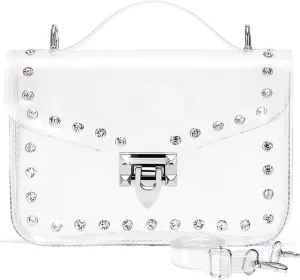 Clear Purses For Women, Small Clear Purse Clear Crossbody Bag Stadium Approved