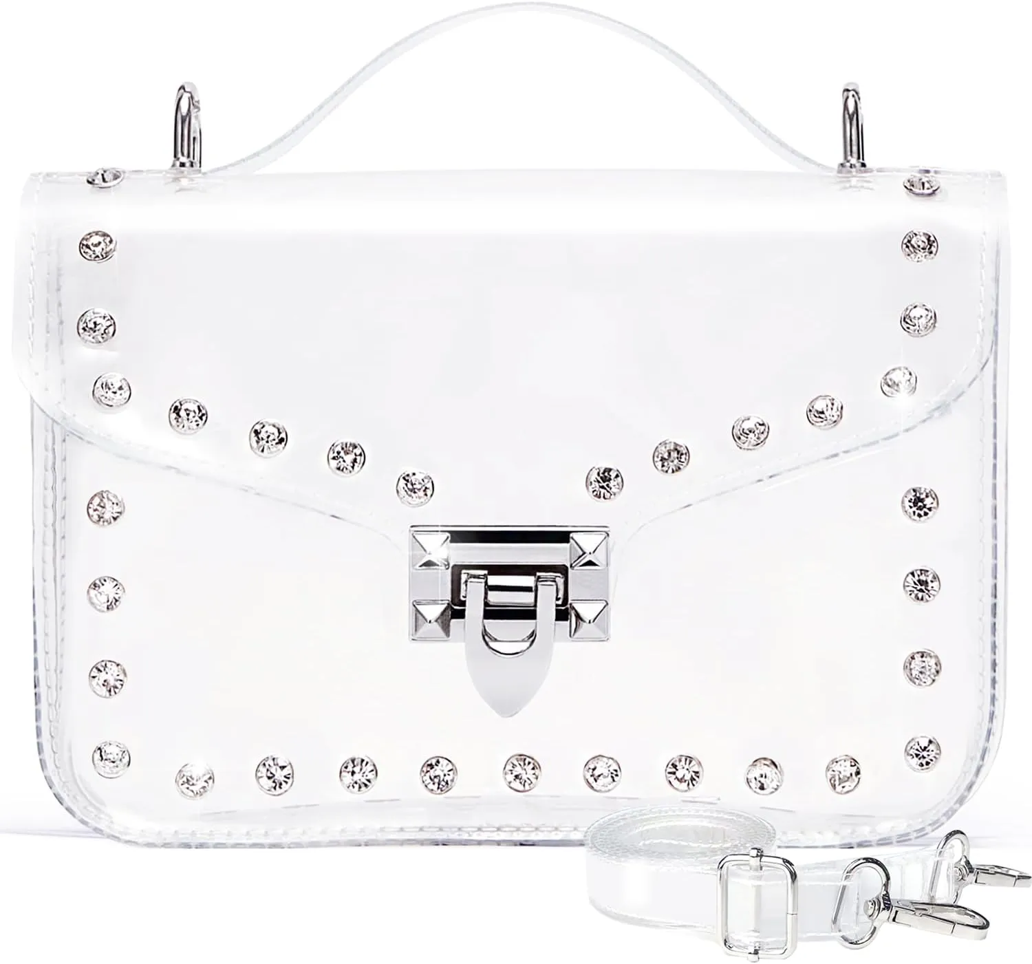Clear Purses For Women, Small Clear Purse Clear Crossbody Bag Stadium Approved