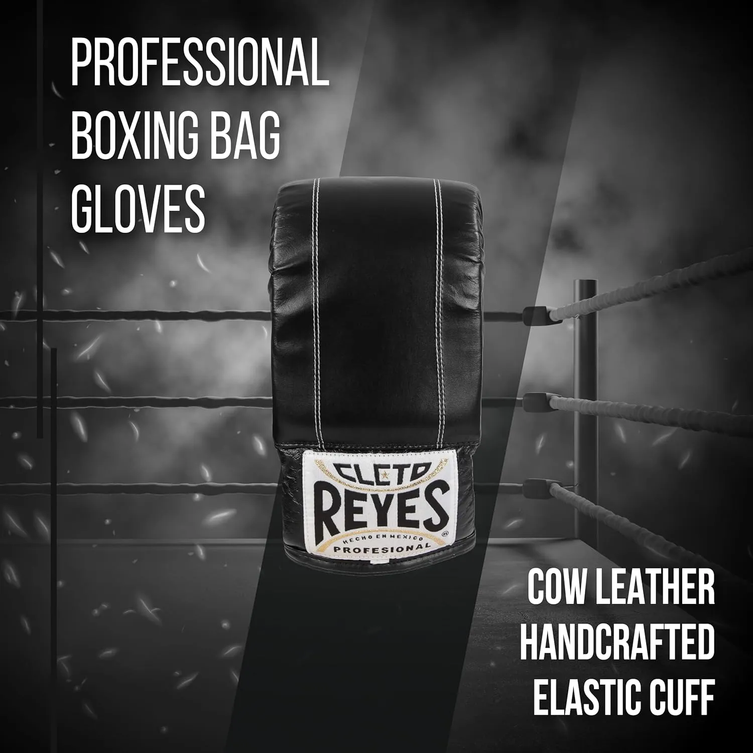 CLETO REYES Professional Boxing Bag Gloves for Men and Women, Training and Heavy Punching Bags, MMA, Kickboxing, Muay Thai, Elastic Cuff