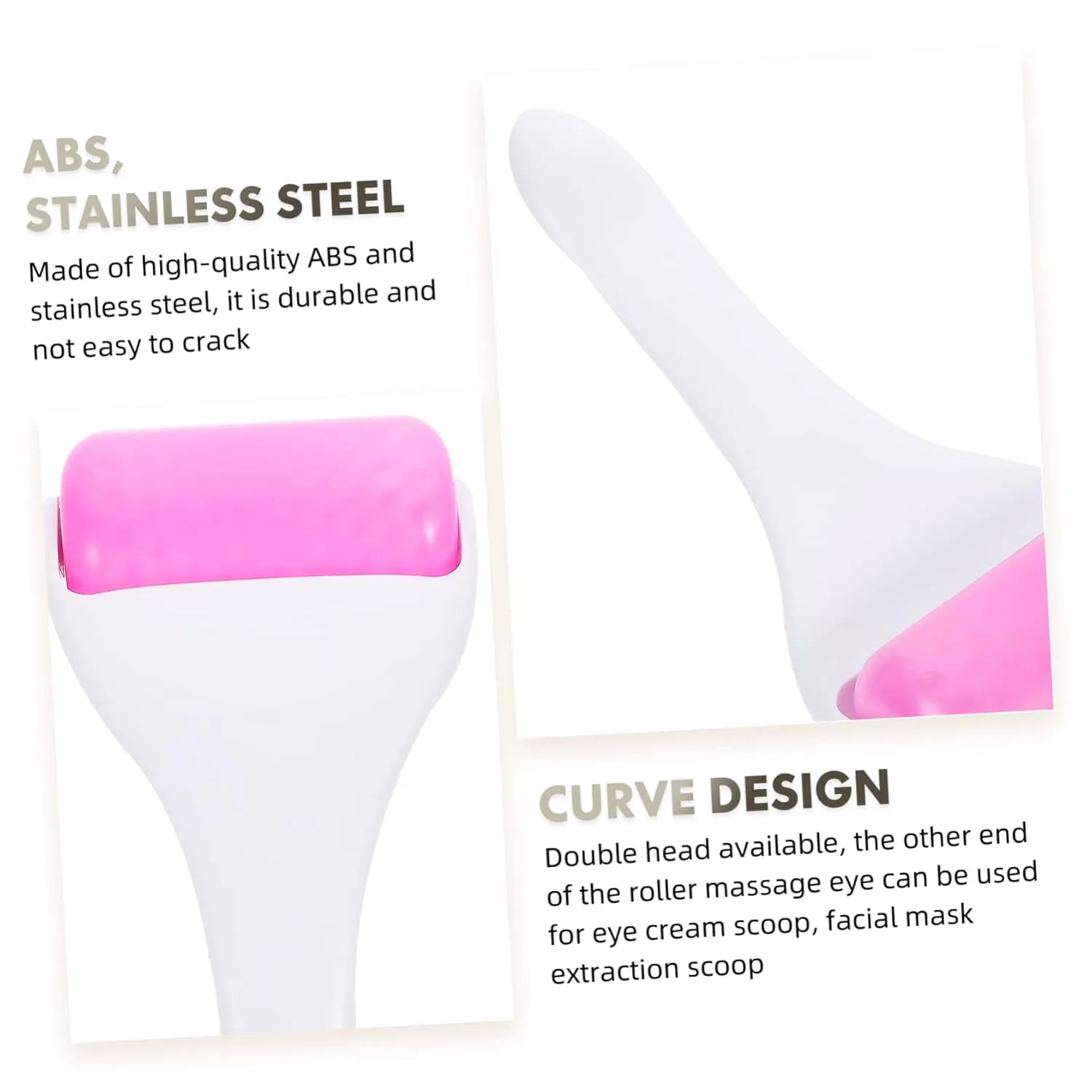 CLISPEED Facial Massage Roller for Face Ice Face Roller Skin Care Tool Portable -Wrinkle Massage Tool for Eye -Resistant Material Easy to Handle and Carry Refreshes Skin and Reduces