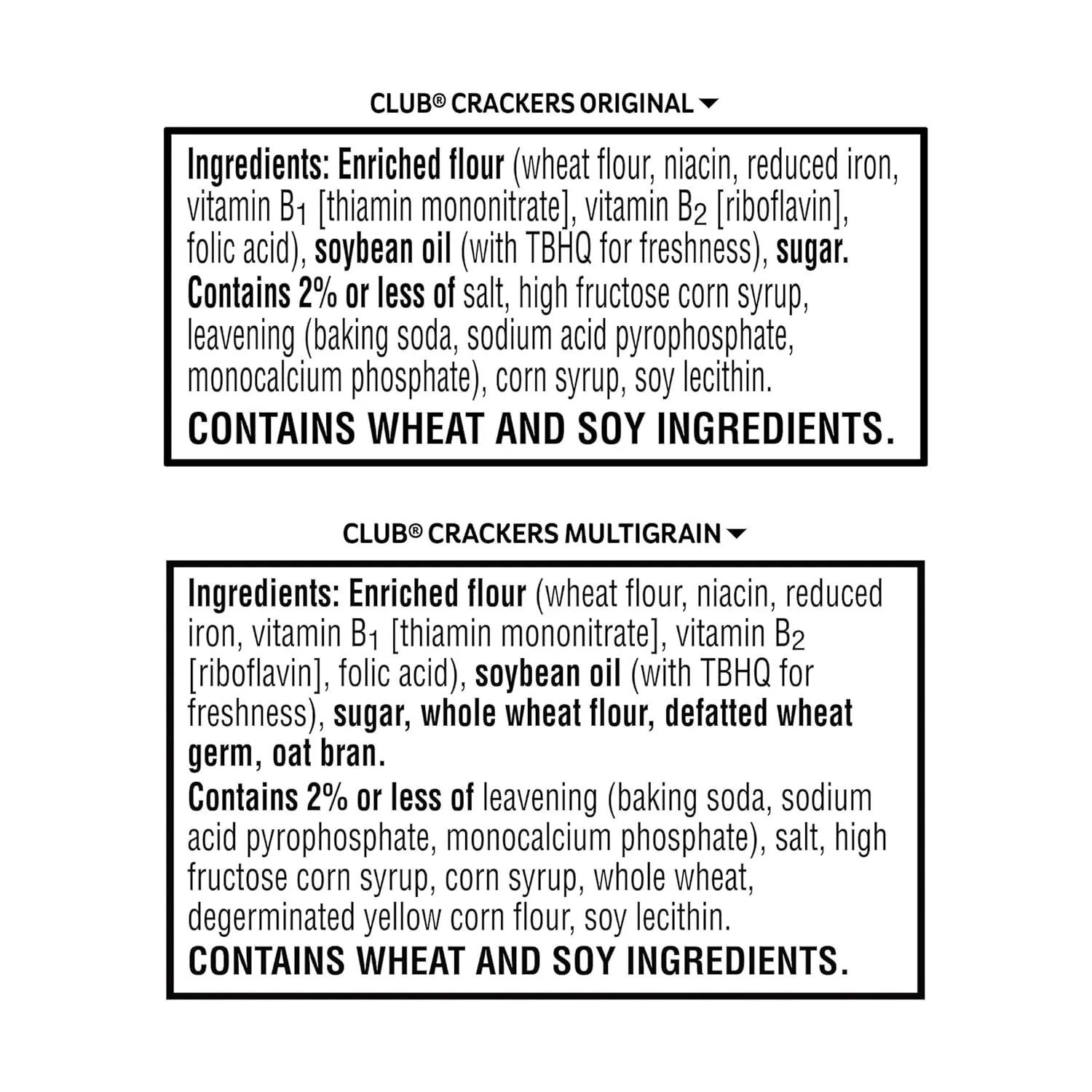 Club Crackers, Lunch Snacks, Snack Crackers, Variety Pack (3 Boxes)