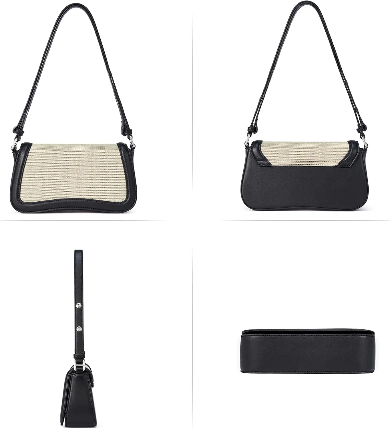 CLUCI Small Shoulder Bags,Purses for Women Vegan Leather Crossbody Handbag Clutch Hobo Purse