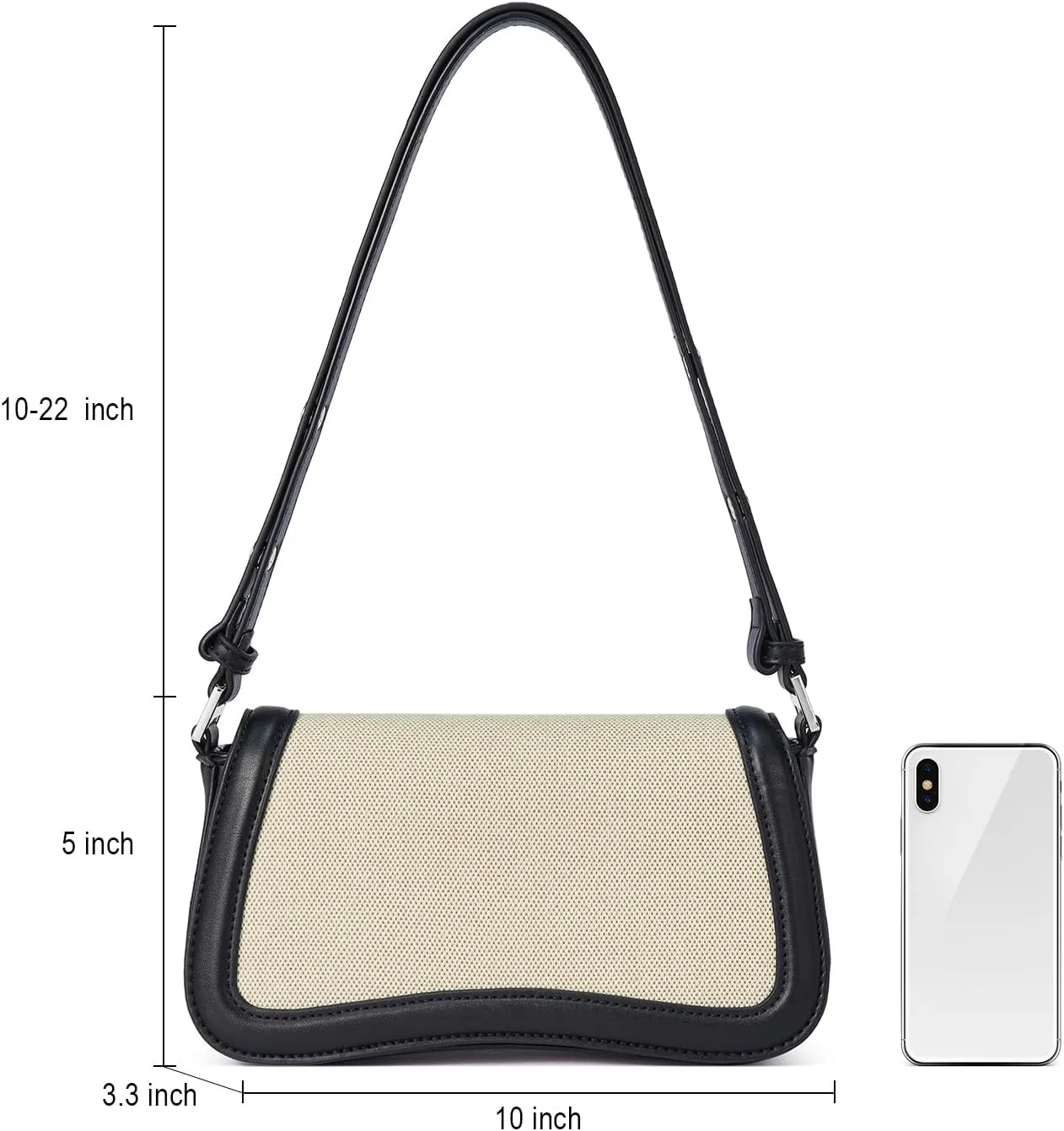 CLUCI Small Shoulder Bags,Purses for Women Vegan Leather Crossbody Handbag Clutch Hobo Purse