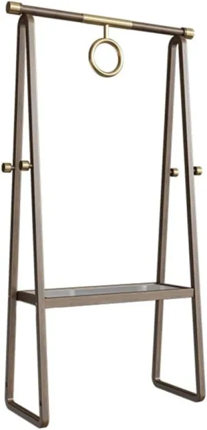 Coat Shelf New Chinese Style Solid Wood Clothes Hanger Light Luxury High-end Floor Bedroom Home Second-hand Coat Rack Multifunctional Storage Rack Coat Rack Stand