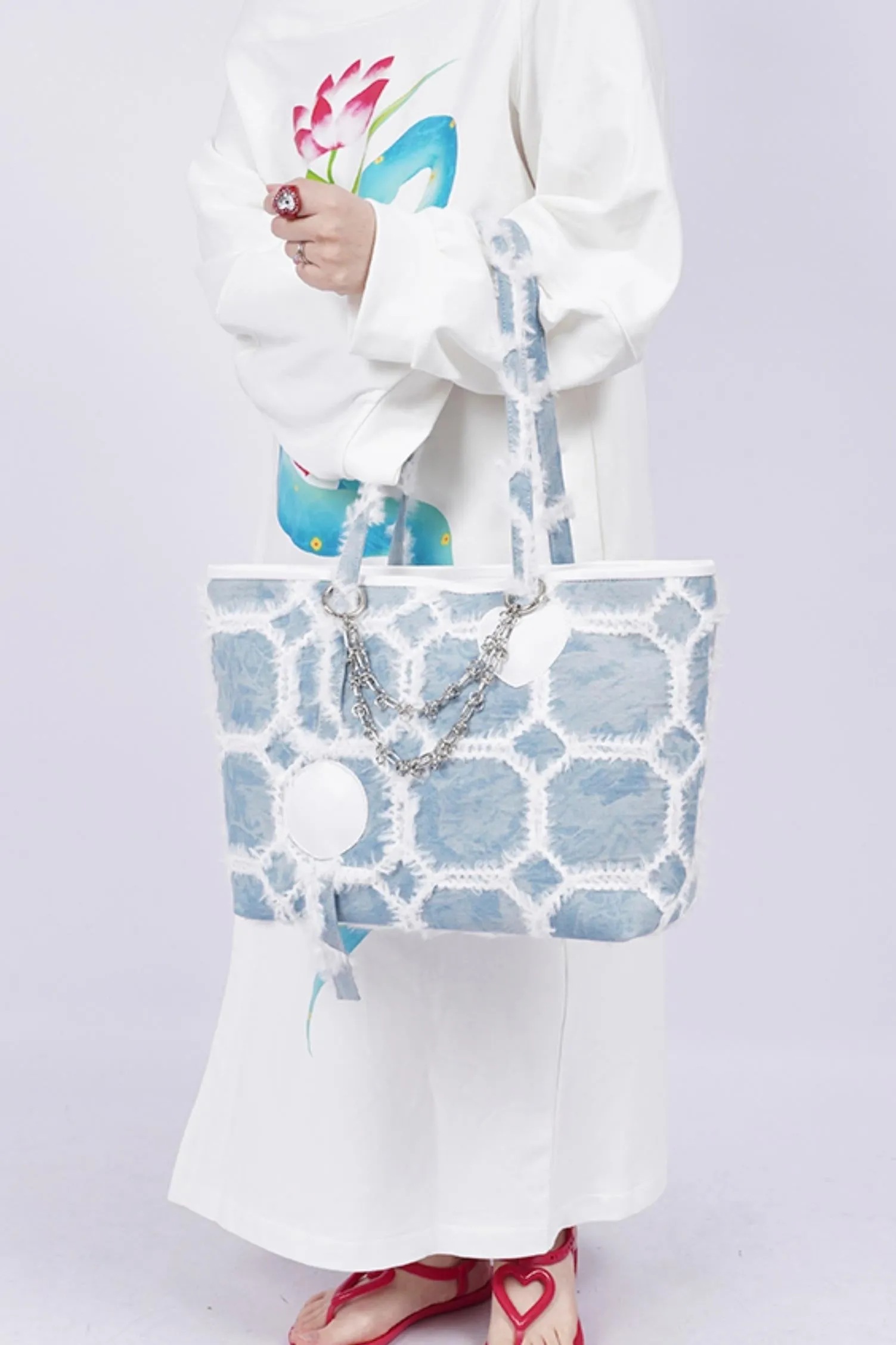 Color Clash Tote Bag