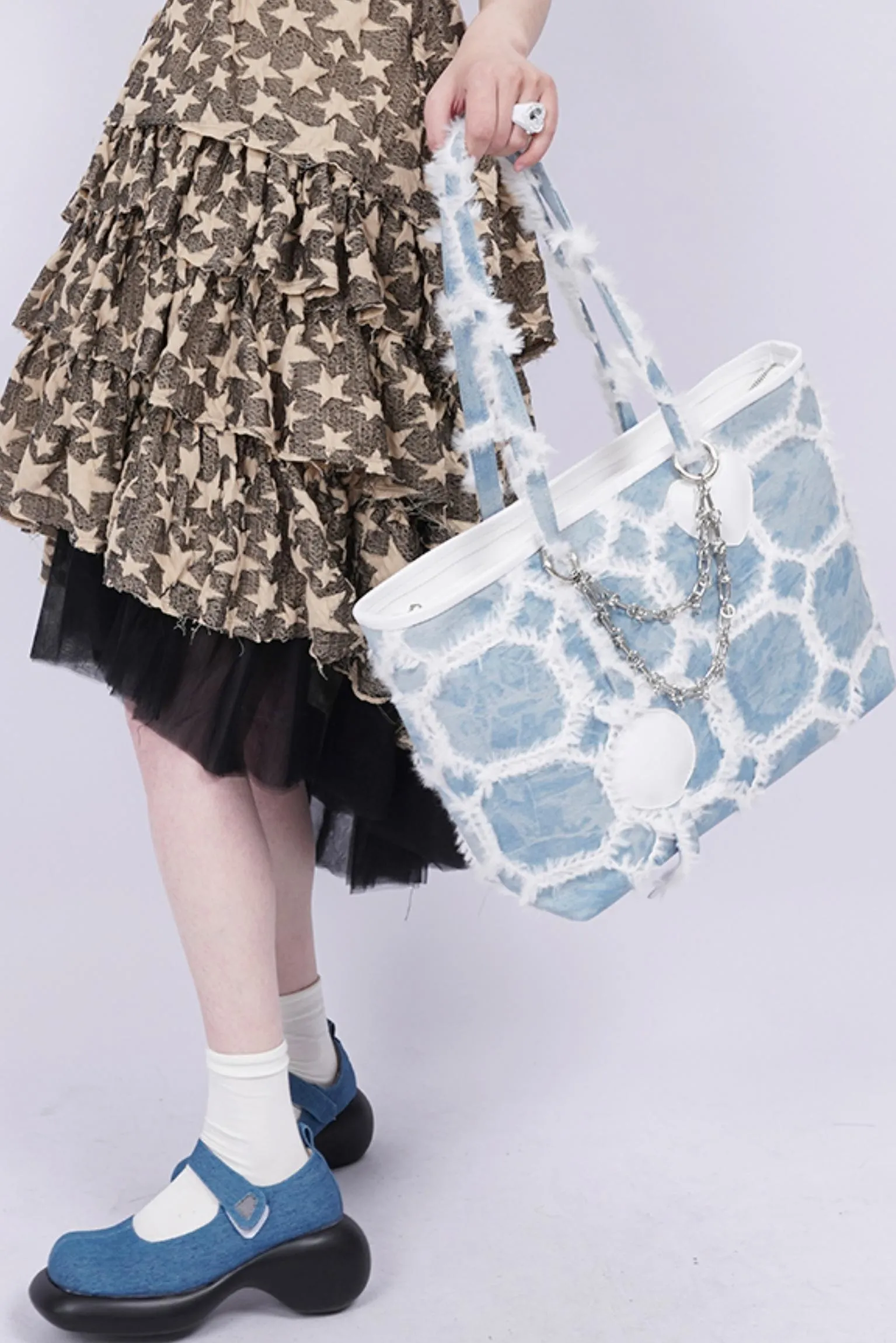 Color Clash Tote Bag