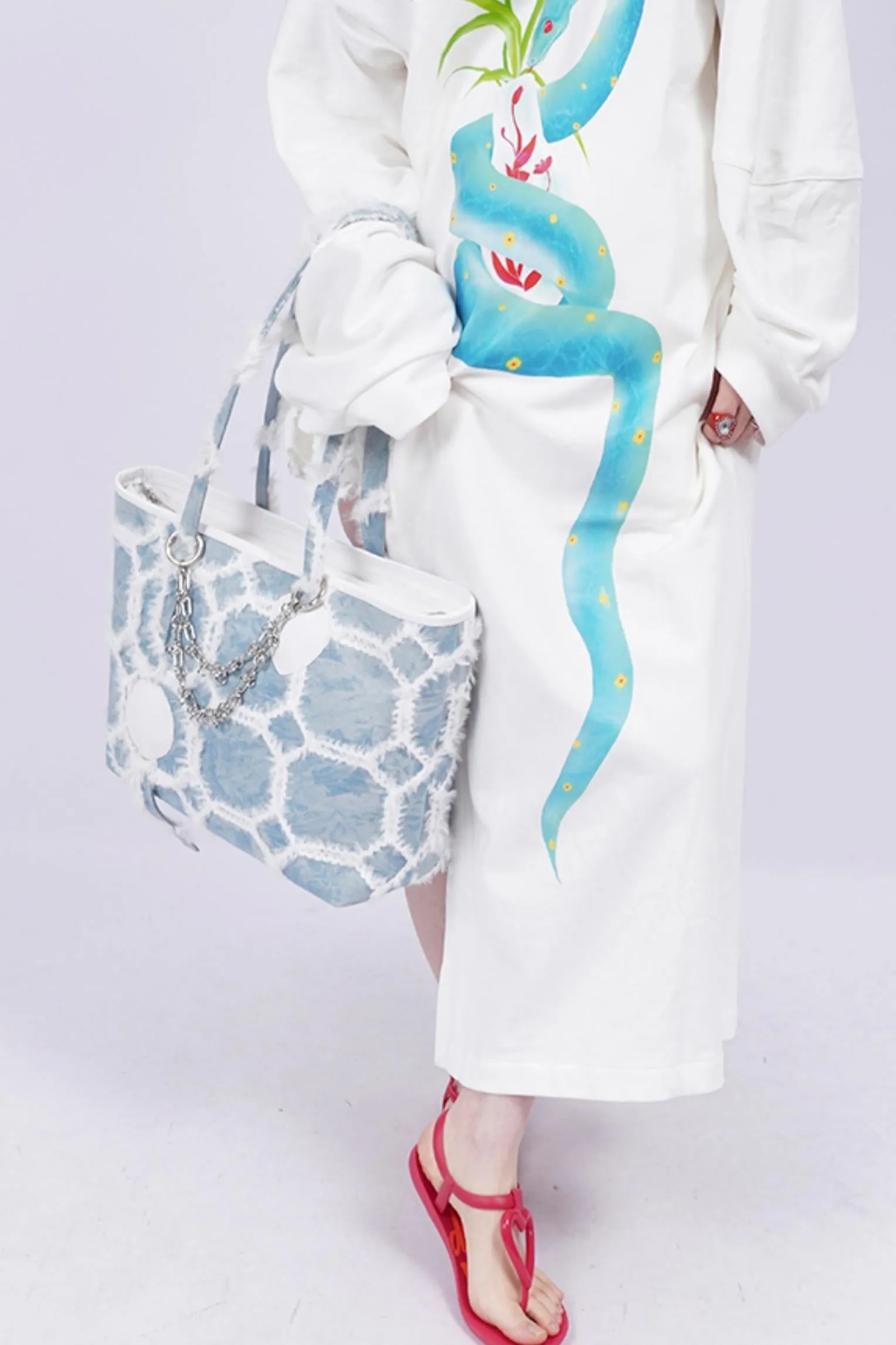 Color Clash Tote Bag