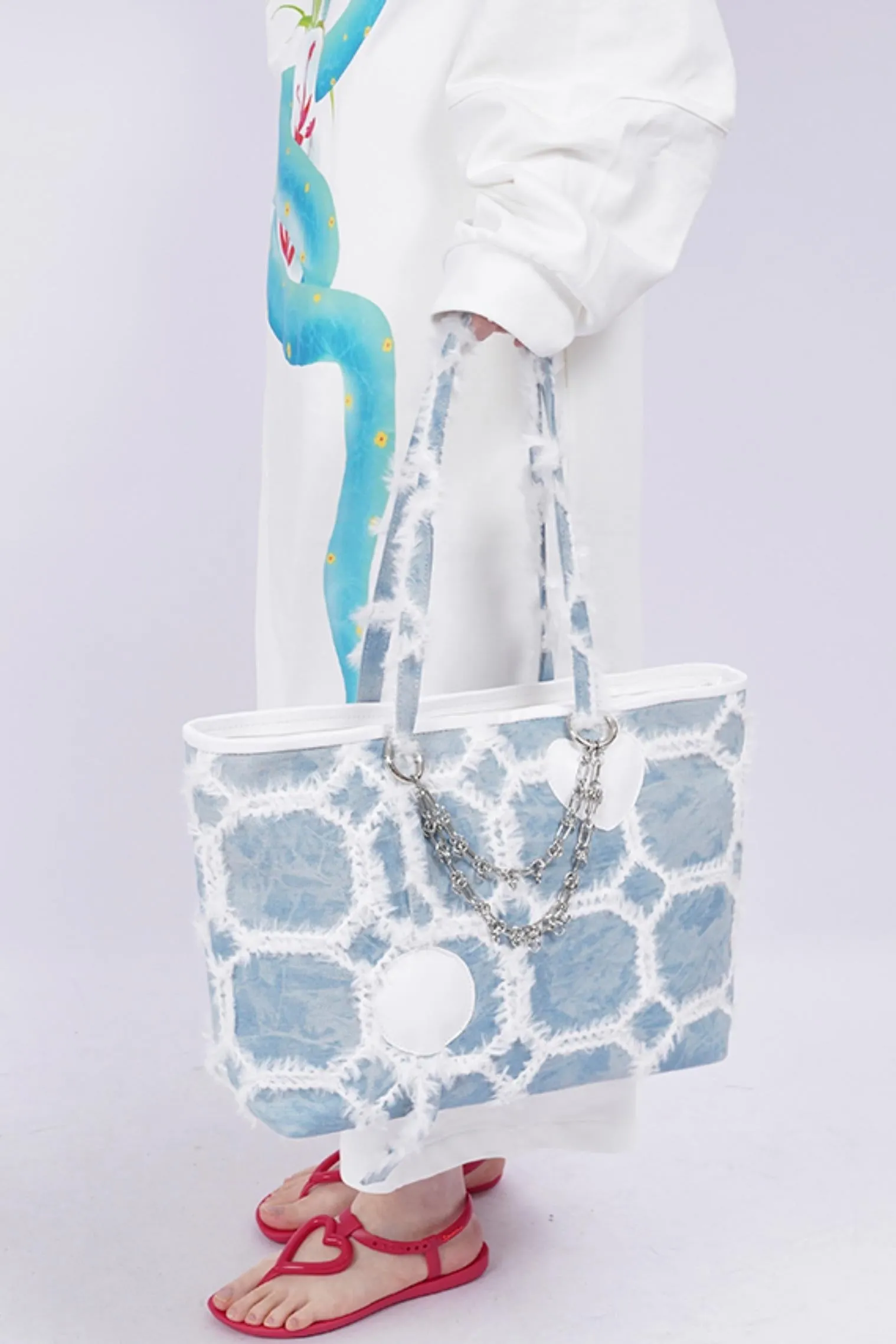 Color Clash Tote Bag