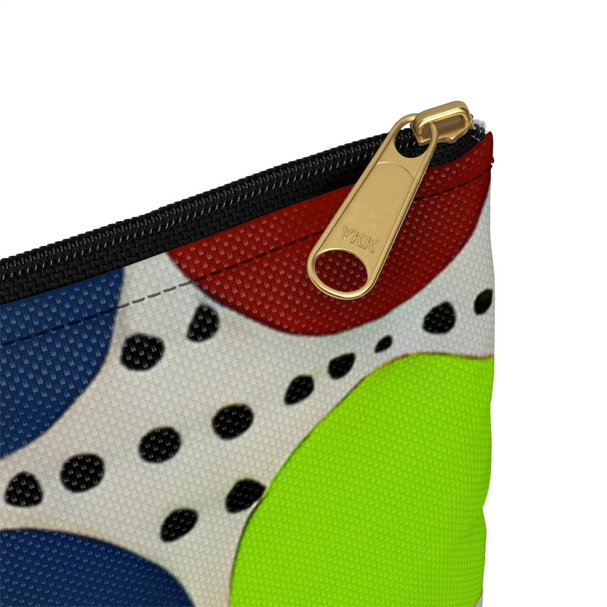 Colorful Circles Cosmetic Bag - Brighten up Your Beauty Routine!
