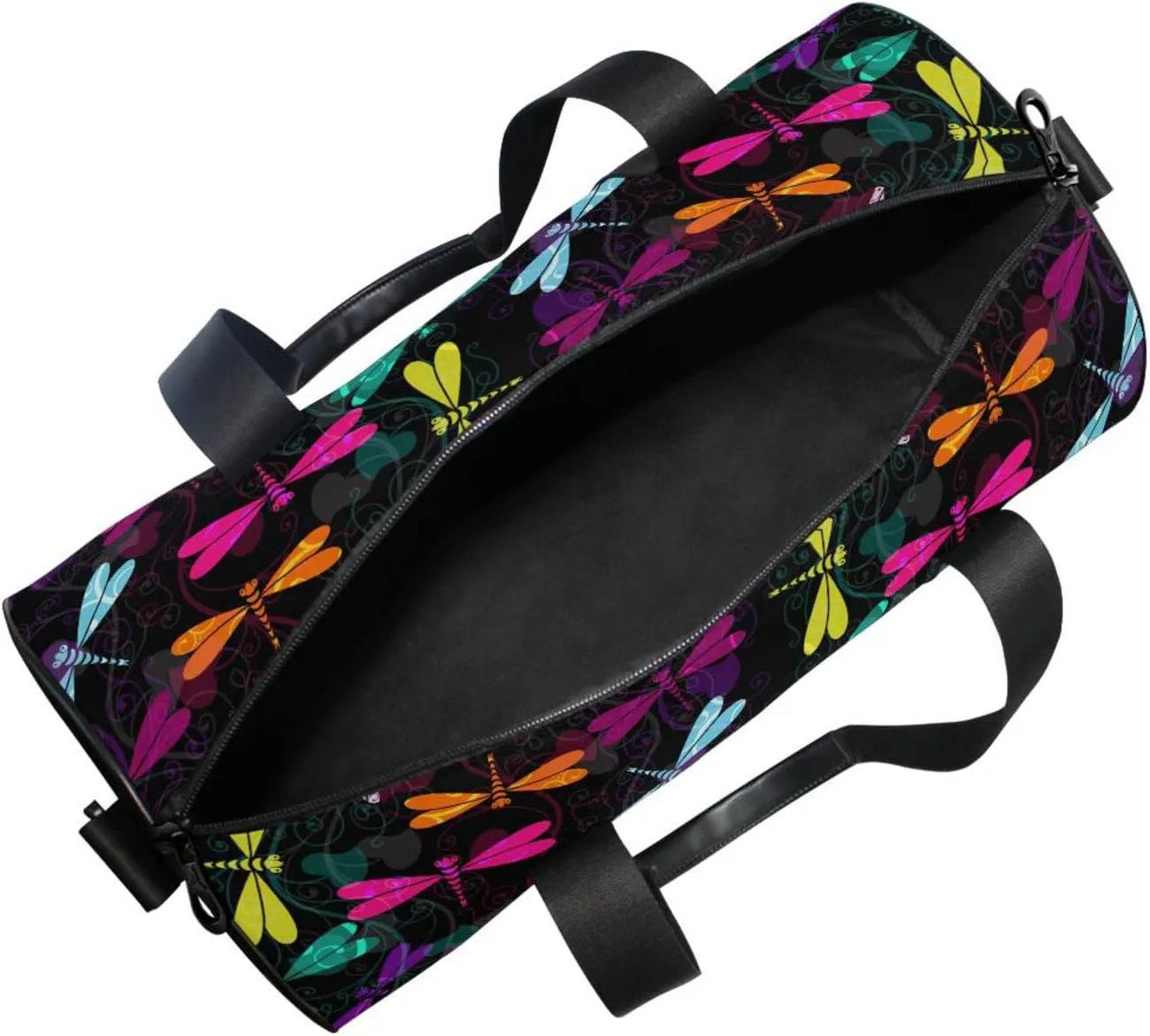 Colorful Dragonfly Duffel Bag Sports Gym Bags for Men and Women