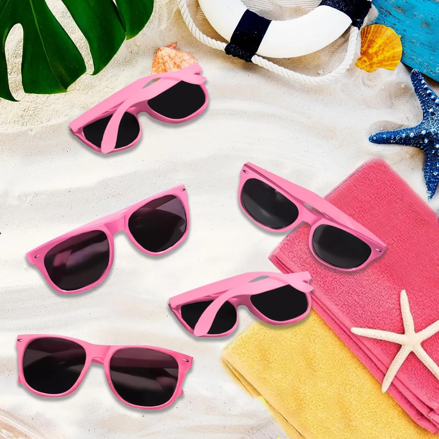 Colorful Party Sunglasses Bulk 20 Packs for Wedding Beach Summer Pool Party Supplies Goodie Bags Stuffers