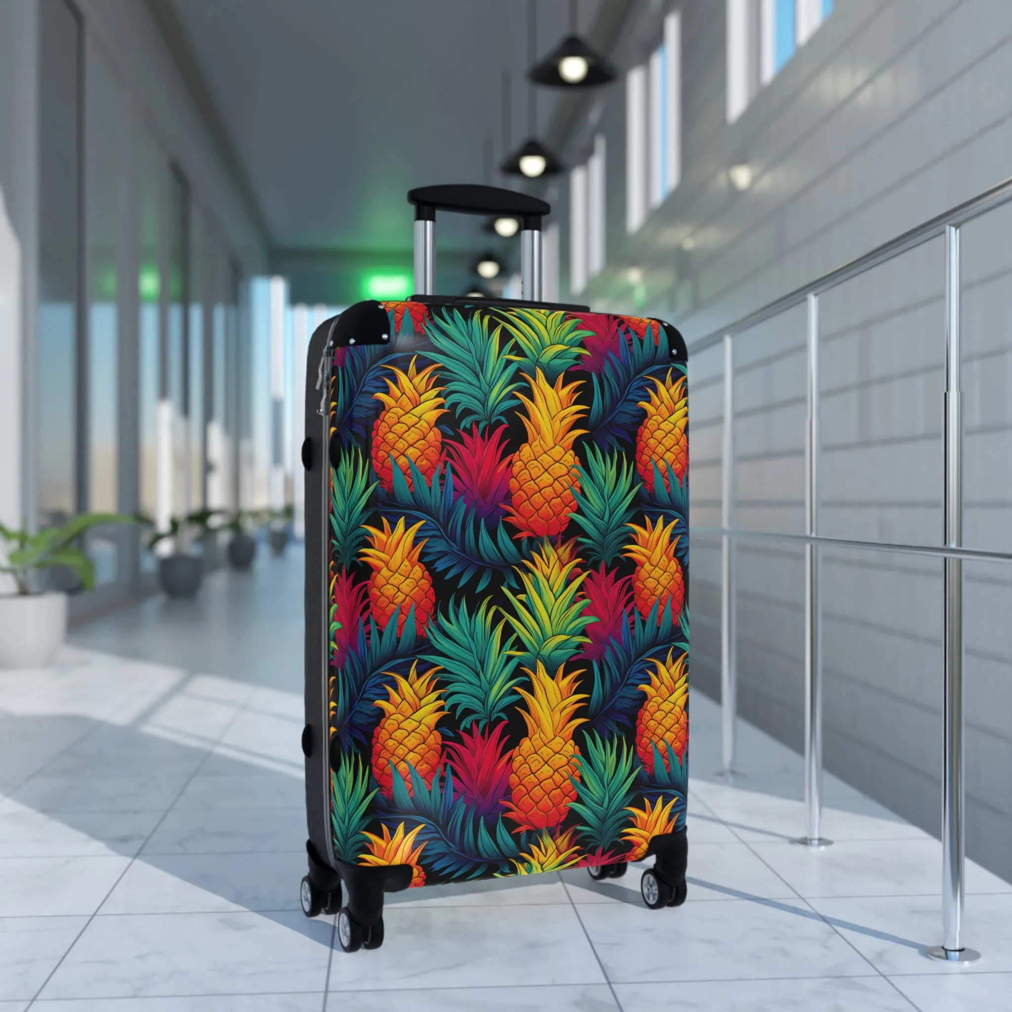 Colorful Pineapple Suitcase