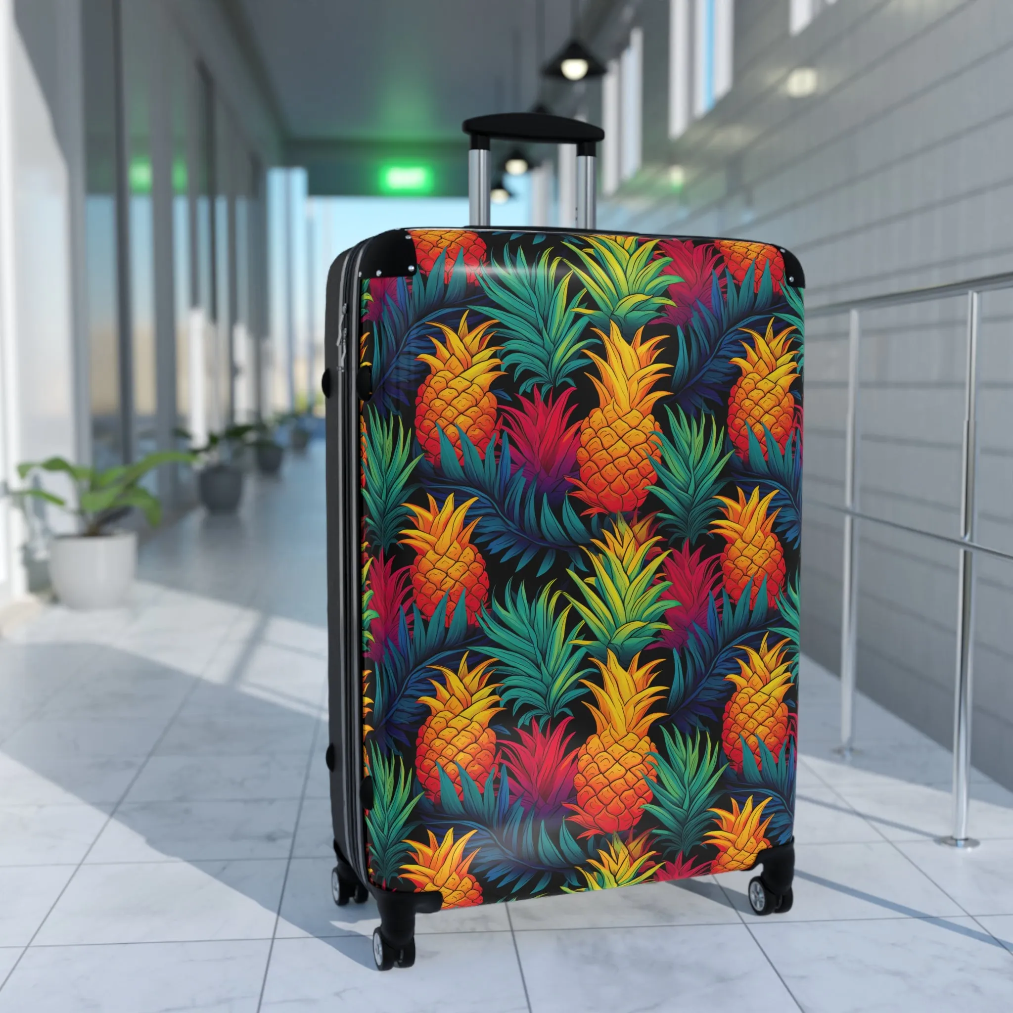 Colorful Pineapple Suitcase