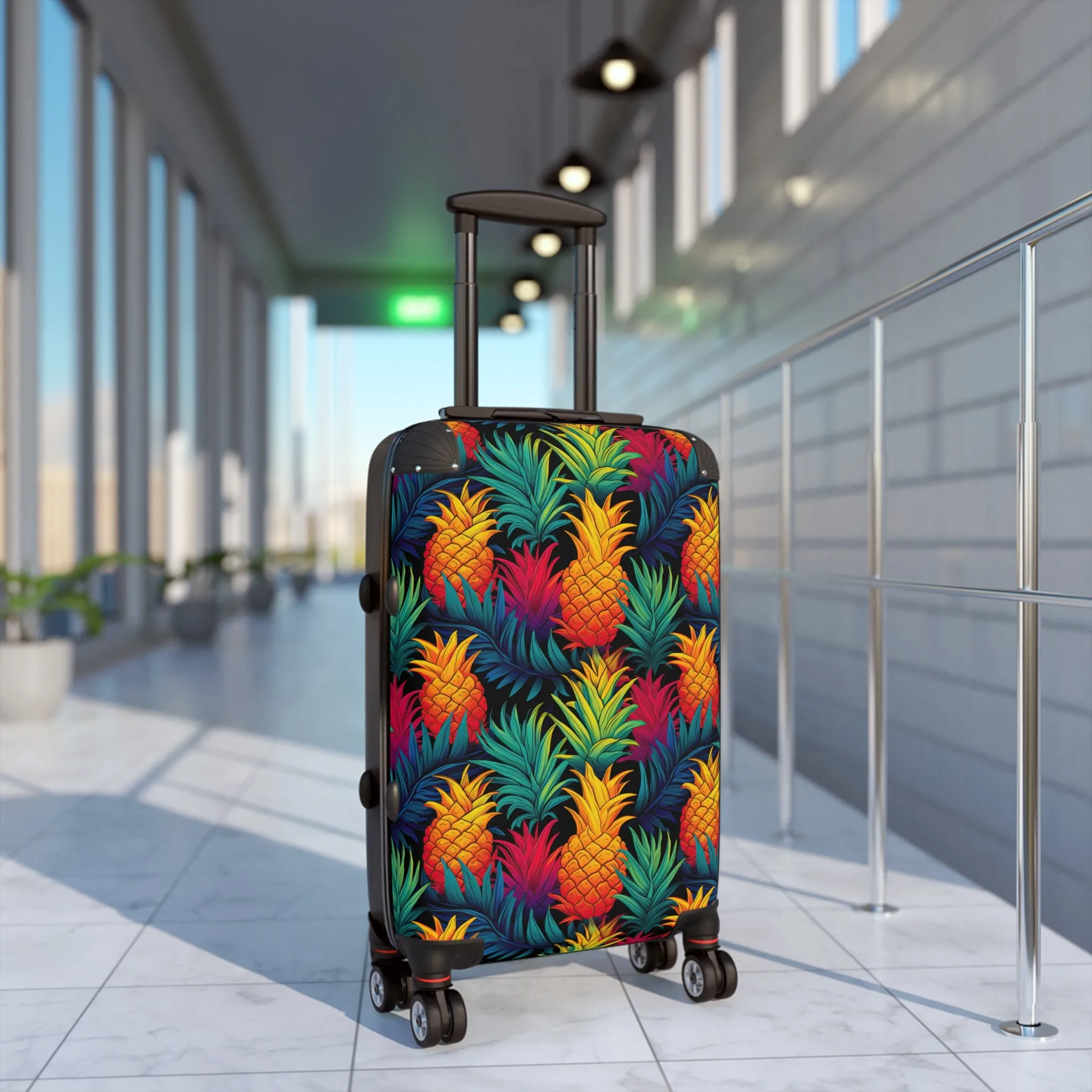 Colorful Pineapple Suitcase