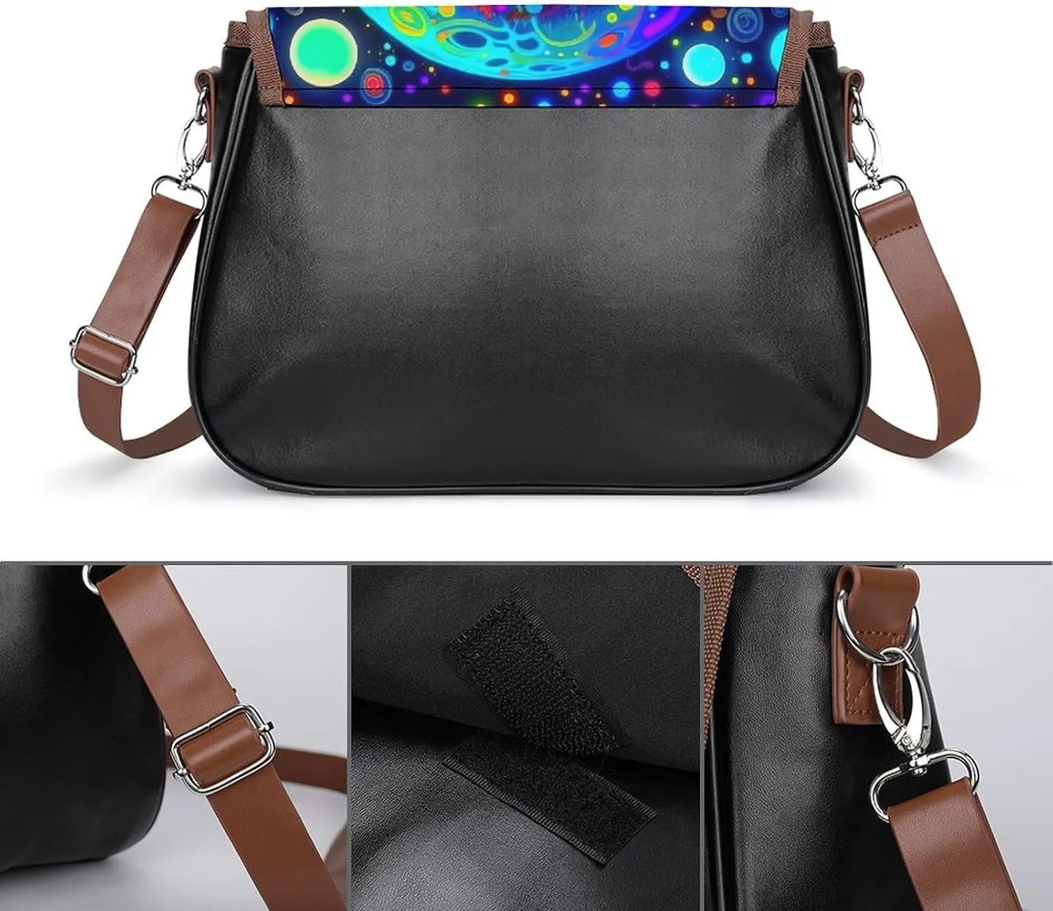 Crossbody Bags Purses Women, Lightweight Functional Multi Pocket Purse Adjustable Strap