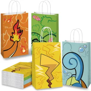 CUTALU Cartoon Animation Party Gifts Bags，Birthday Event Supplies Gifts Candy Bag，Cartoon Red Ball Bags Kids Adults Birthday Party Decorations