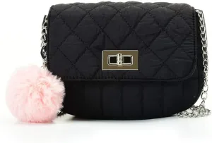 Cute Purses for Teen Girls Gifts, Small Purse and Quilted Crossbody Bags for Women with Chain, Nylon