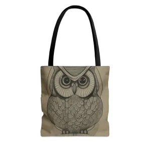 Da Vinci Inspired Owl Tote