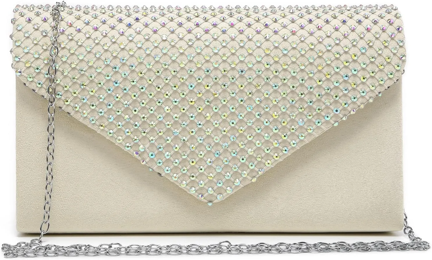 Dasein Women Sparkle Rhinestone Evening Purses Clutch Bags for Prom Cocktail Party Wedding Engagement