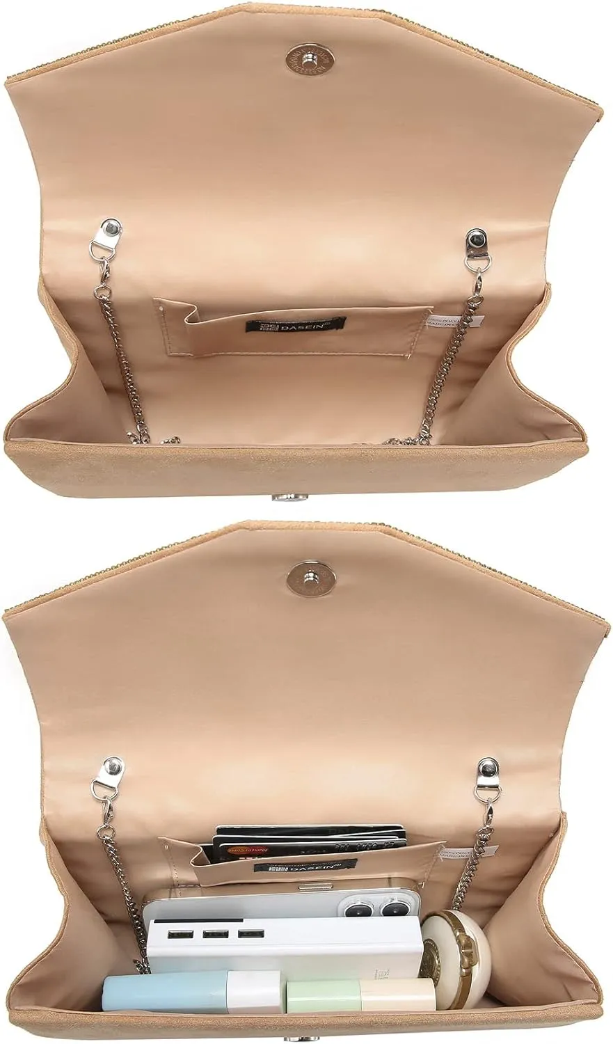 Dasein Women's Evening Bags Formal Party Clutches Wedding Purses Cocktail Prom Handbags