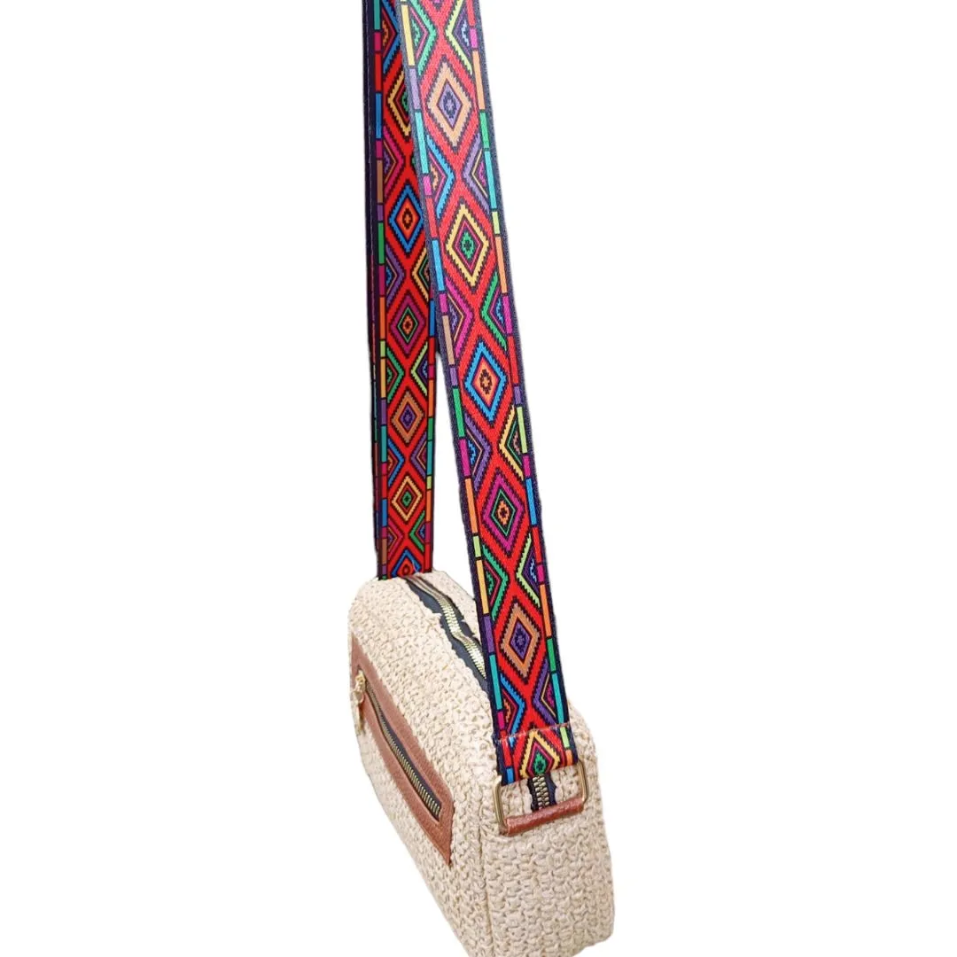Daydream Dune Straw Look Sling Bag