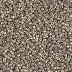 DB 1159, Galvanized Semi-Frosted Pewter - Miyuki Delica Beads - Size 11 - 5 grams - Japanese Cylinder Seed Beads - Retail & Wholesale