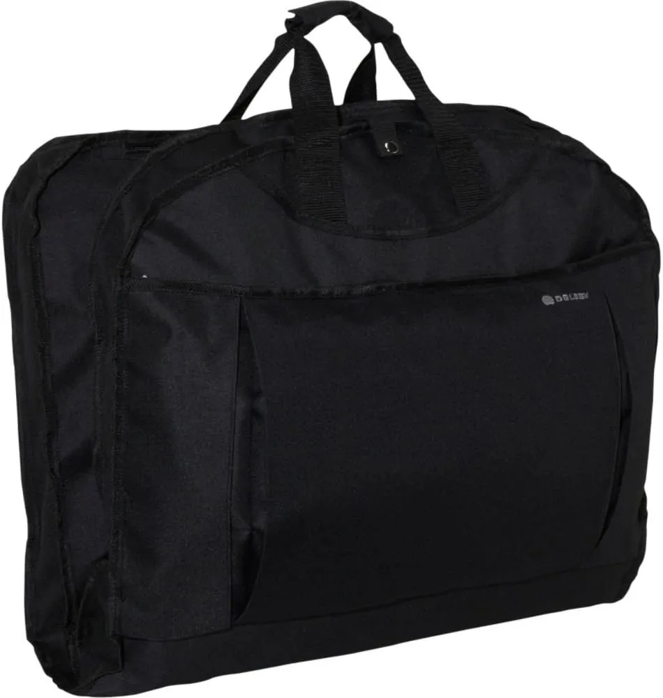 DELSEY PARIS Garment Bags Lightweight Hanging Travel Sleeve, Black, 42 Inch