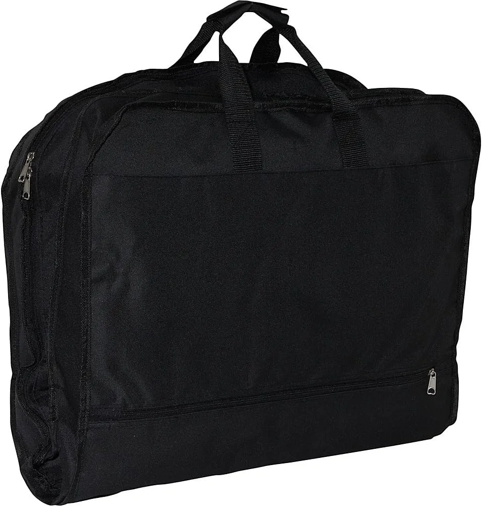 DELSEY PARIS Garment Bags Lightweight Hanging Travel Sleeve, Black, 42 Inch