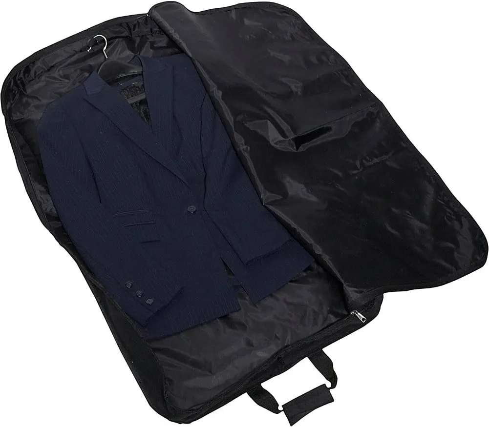 DELSEY PARIS Garment Bags Lightweight Hanging Travel Sleeve, Black, 42 Inch