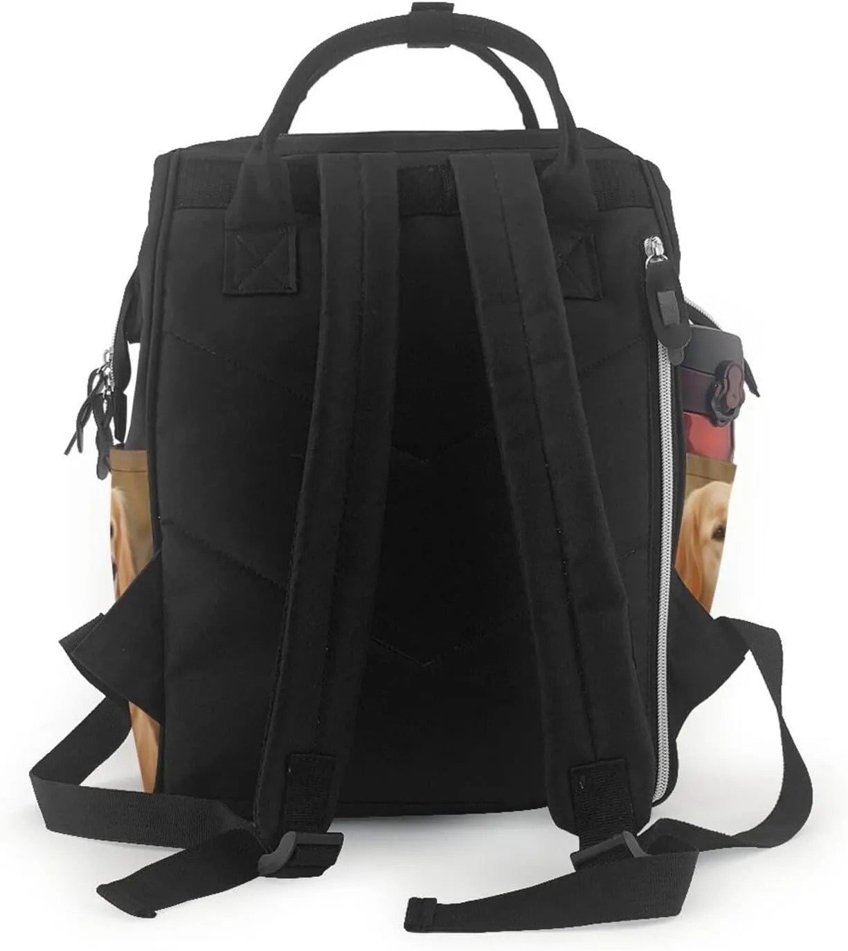 Diaper Bag Nappy Backpack Baby Bag Golden retriever Mummy Backpack Multifunction Changing Bags for Travel, Golden Retriever, One Size