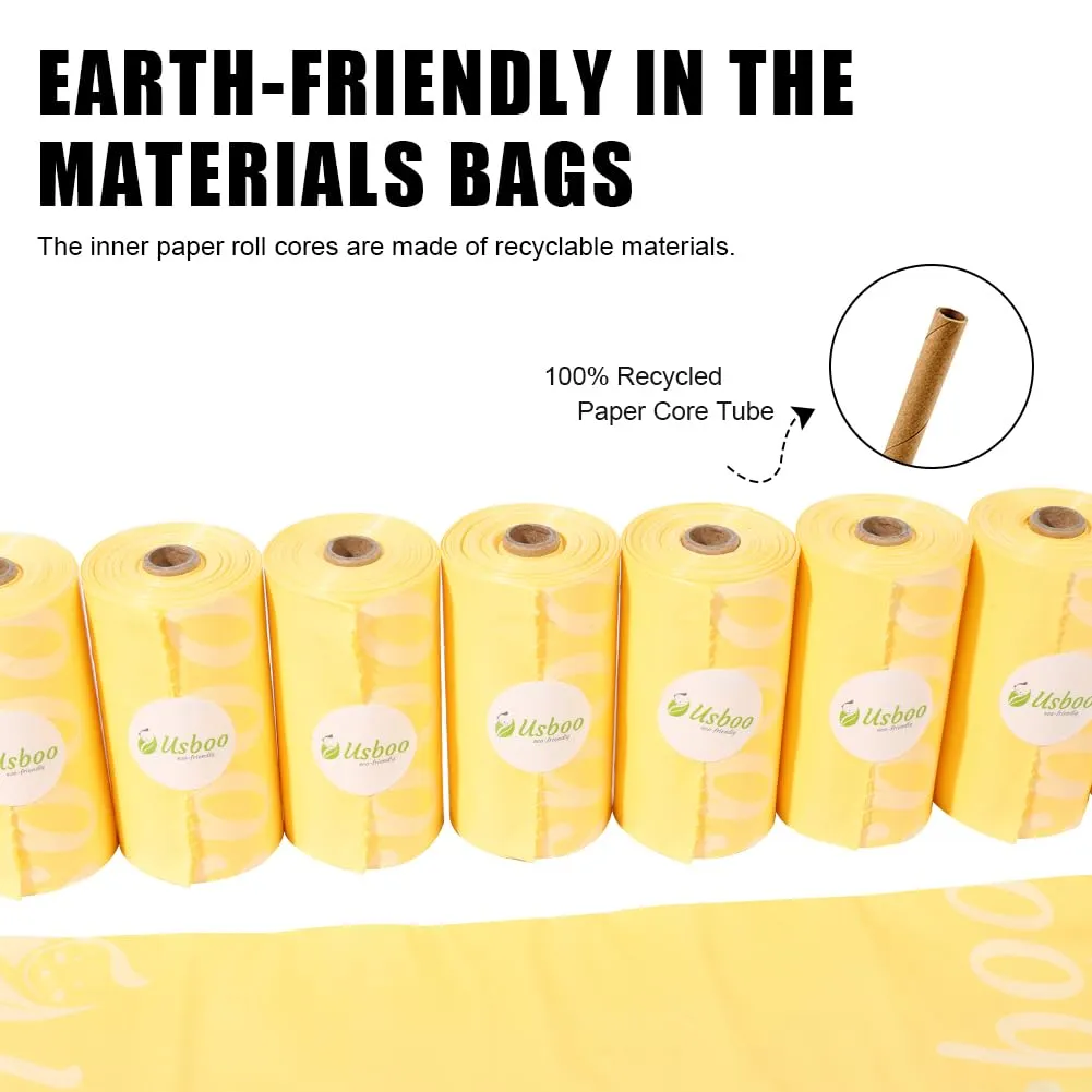 Diaper Disposal Bags - 20 Refill Rolls/300 Pack Baby Poop Bag with Dispenser | Tropical Fruit Scented | Leak Proof & Trash Bags for Diapers | Baby Essentials