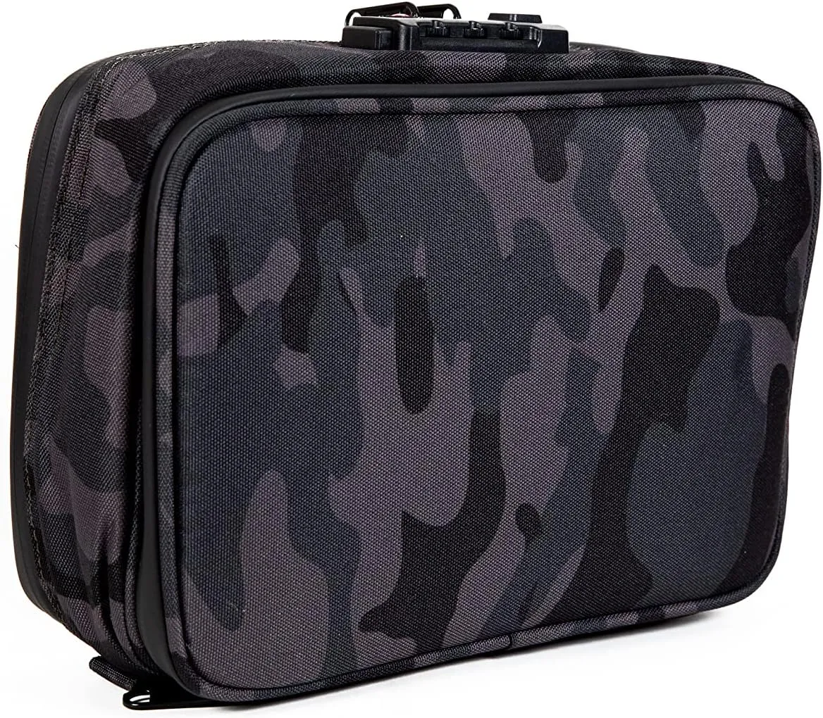 DIME BAGS Goodfella with Lock | Carbon Filter Locking Padded Pod | Activated Carbon Technology and TSA-Approved Combination Lock