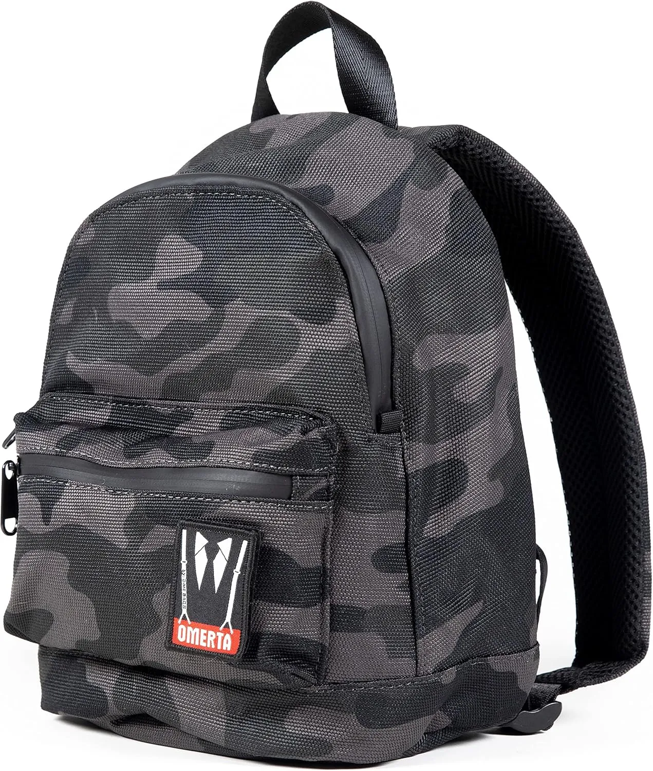 DIME BAGS Mini Molly Casual Backpack | Small Backpack with Activated Carbon Lining (Camo)