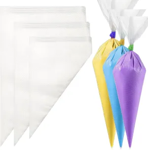 Disposable Icing Piping Bag, Thickened Disposable Pastry Bag Cake, 12 Inch 14 Inch 16 Inch Anti Burst and Non-slip Chocolate Piping Decorating Bags 150 PCS