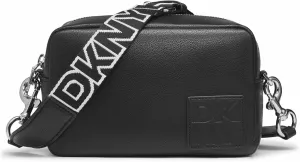 DKNY Women's Handbags Camera Bag, Black/Silver, One Size