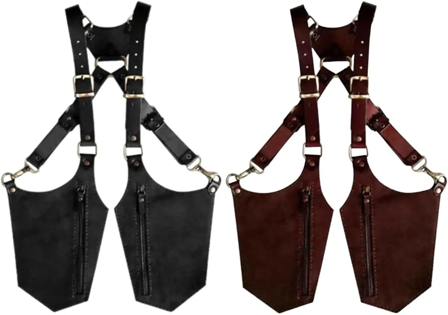 Double Shoulder Armpit Bag Underarm Shoulder Bag for Men and Women Concealed Pack for Costume Parties Outdoor Sports