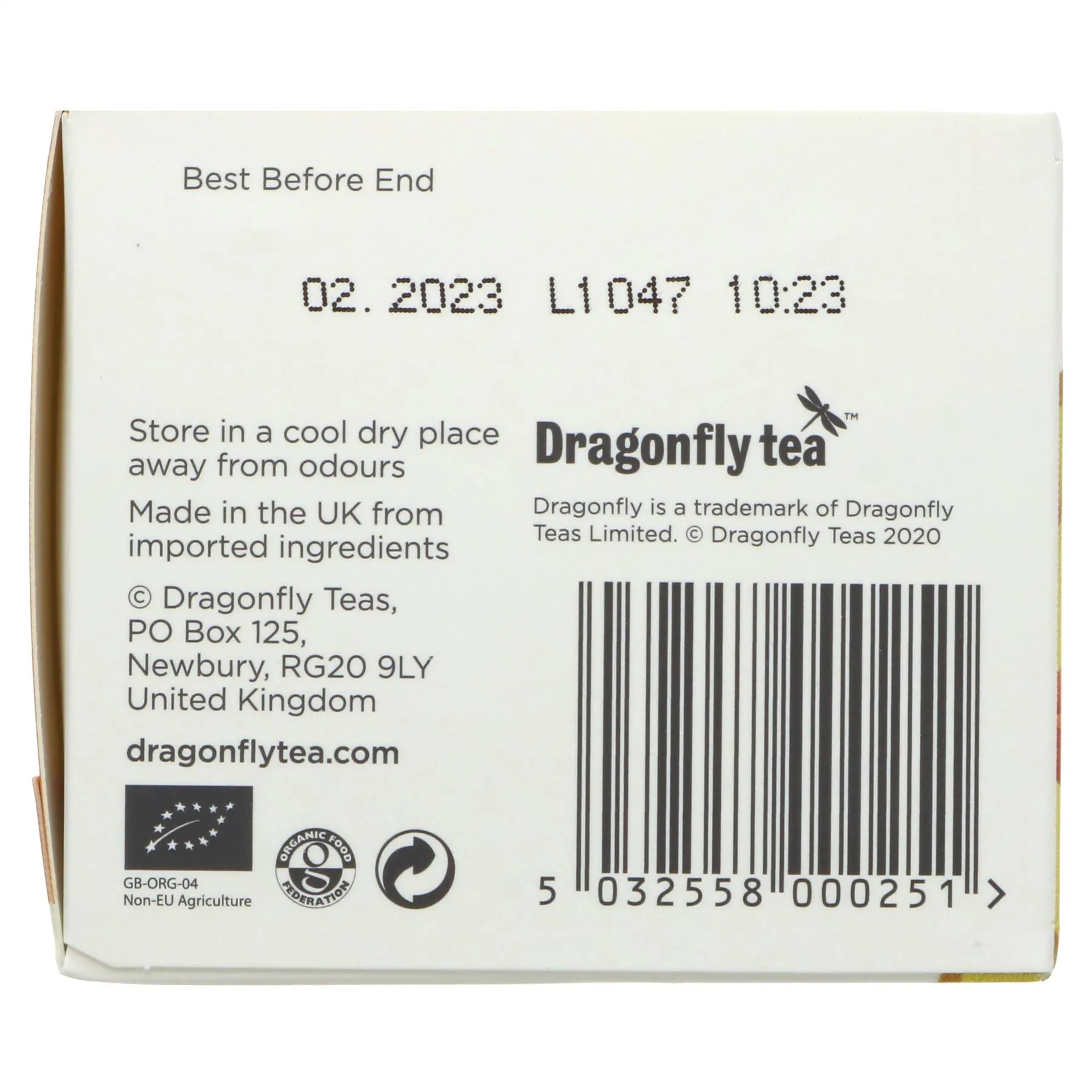 Dragonfly Tea | Golden Balance Turmeric Tea - Turmeric, Aniseed, Cardamom | 20 bags