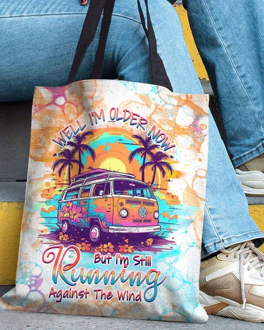 Durable Canvas Tote Bags -  RUNNIN' AGAINST THE WIND - Lightweight &amp, High-Capacity Options by EBDR 01220524