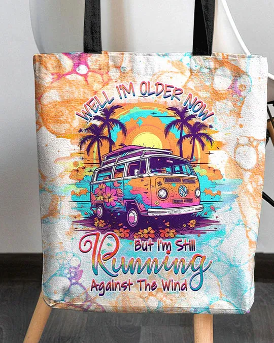 Durable Canvas Tote Bags -  RUNNIN' AGAINST THE WIND - Lightweight &amp, High-Capacity Options by EBDR 01220524