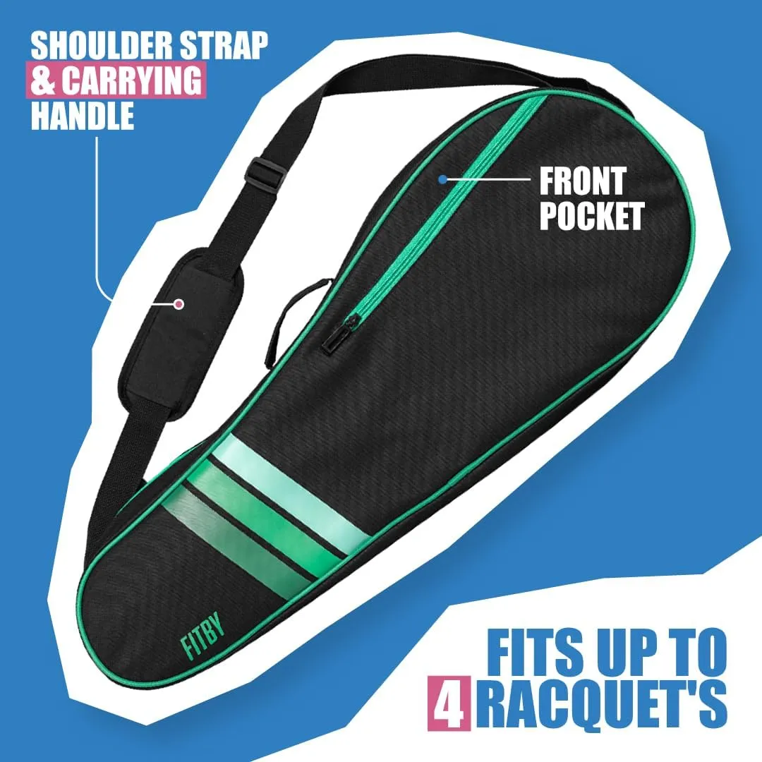 Durable Tennis Bag - Lightweight Racket Bag for Men, Women & Professionals - Roomy Interior