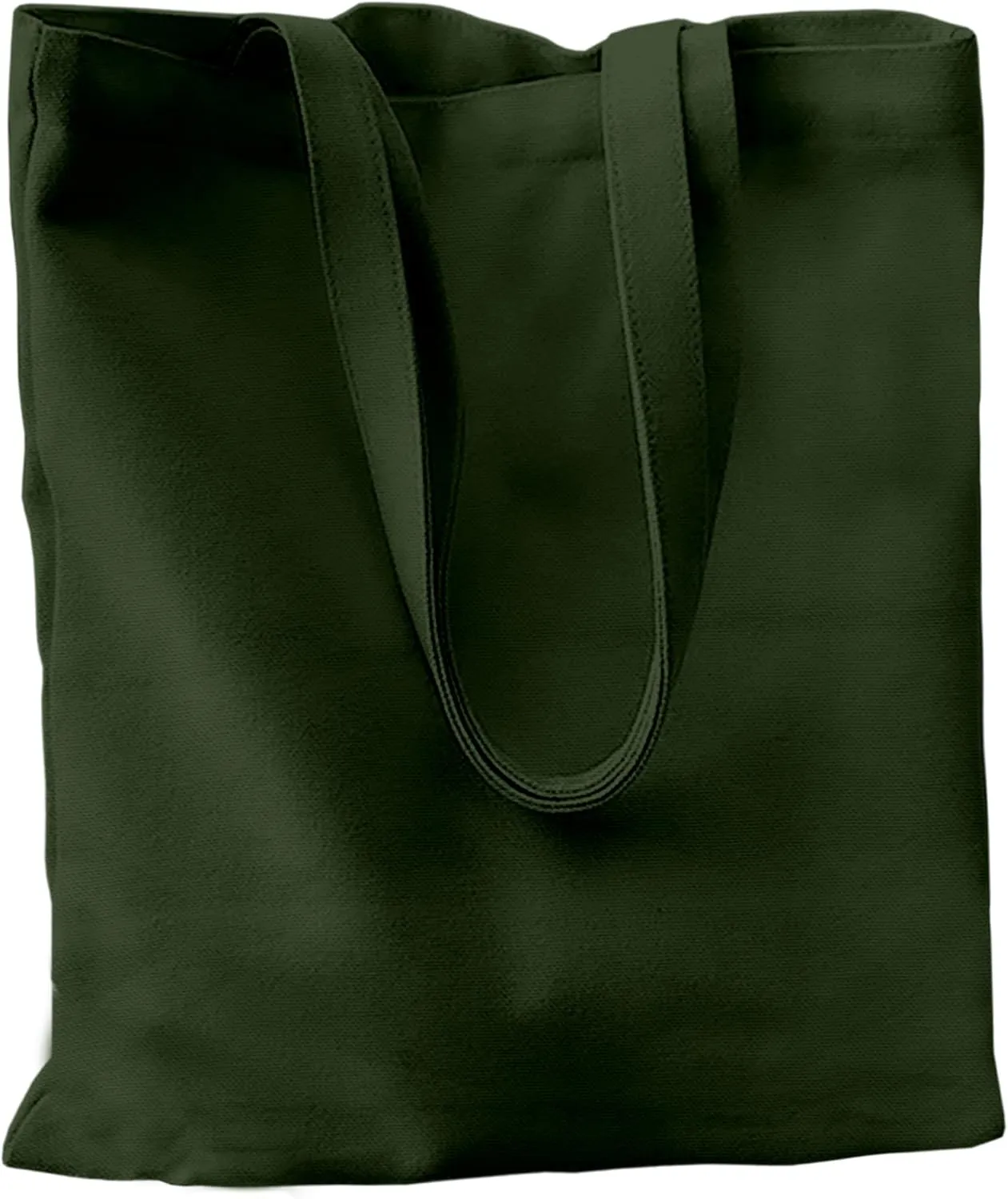 Economical Canvas Cotton Tote Bag, 6 | 8 Pack, Lightweight Reusable Grocery Shopping Cloth Bags, DIY, Advertising, Promotion