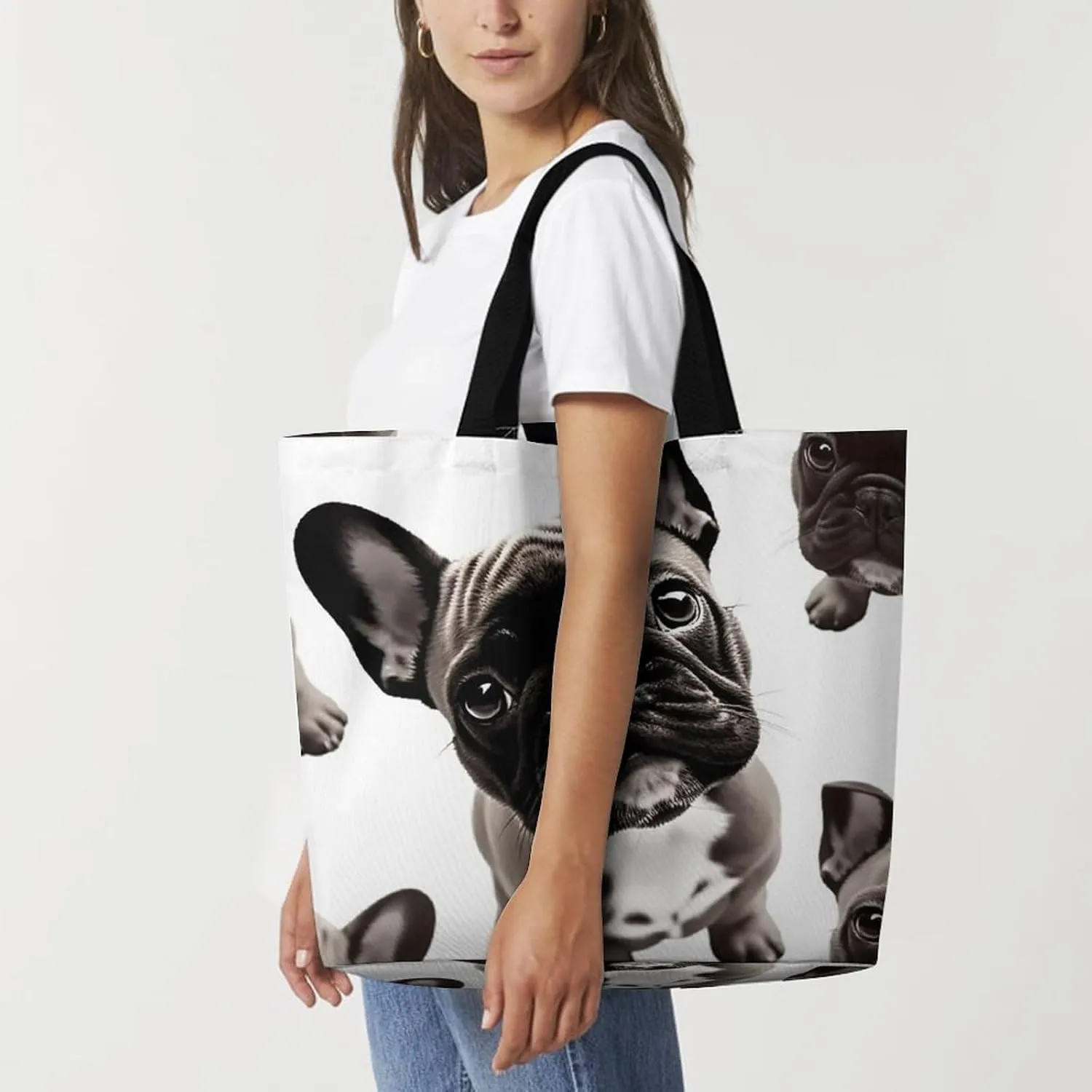Egyptian Pyramid in Desert Tote Bag for Women Reusable Grocery Shoulder Bags Shopping Bag for Travel, Groceries