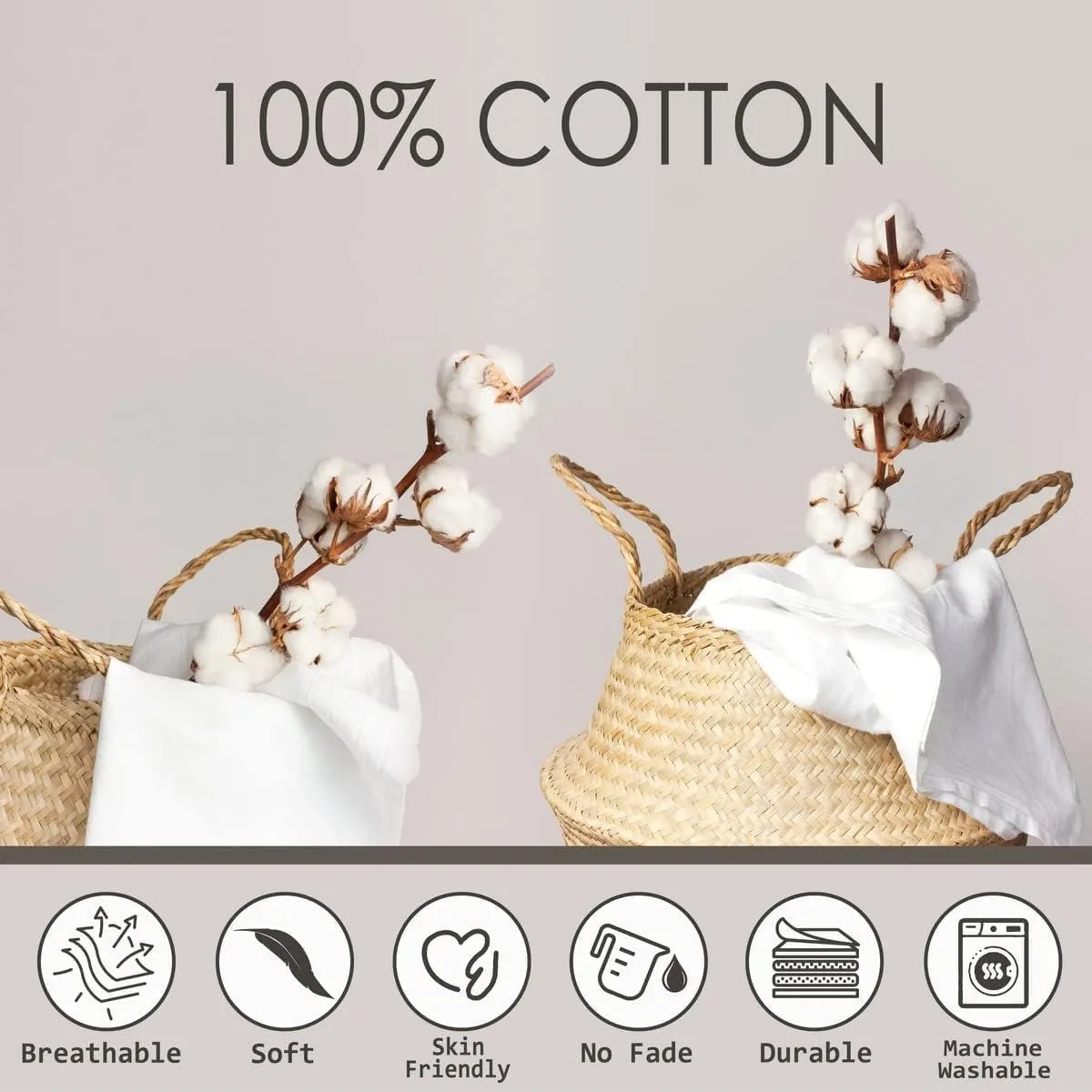 Erosebridal High Heel 100% Cotton Duvet Cover Queen Size Handbag Bedding Set for Girls Women Macarons Rose Cherry Fantasy White Pink Black Comforter Cover Soft Breathable Bedclothes