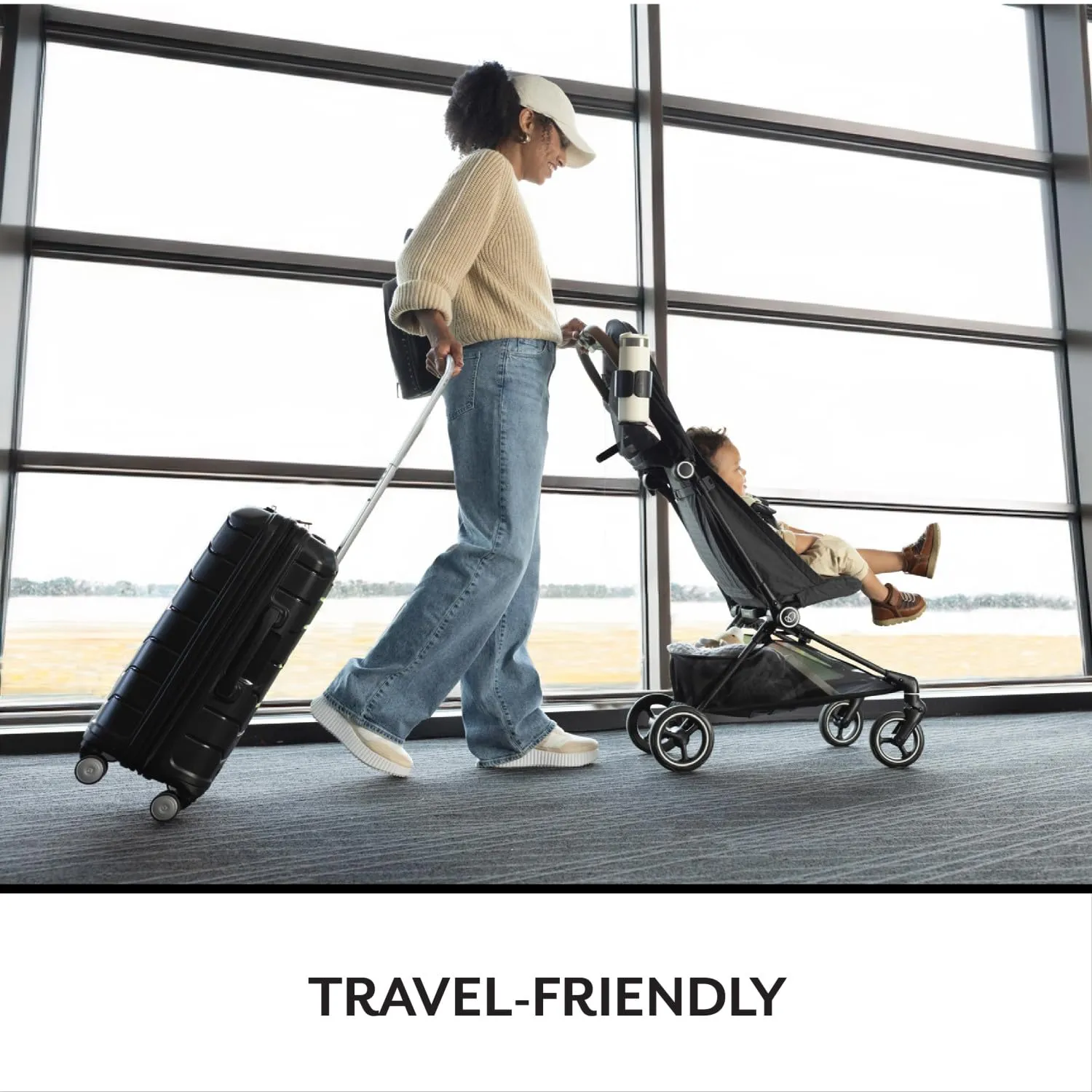 Evenflo Hummingbird Ultra-Lightweight Carbon Fiber Stroller (Caslon Green)