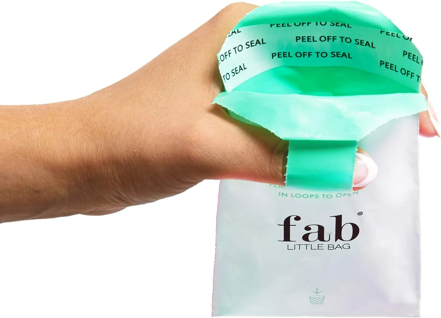 Fab Little Bag Sixer Plus Pack - 125 Sanitary Disposal Bags Plus Recyclable Refill Pack for Out and About (125 Pack)