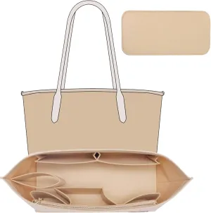 Felt Purse Organizer Insert Compatible with C.oach City 30, neverfull PM, Long Champ Medium and More,Lightweight Bag Shaper for Women Luxury Tote HandBags,M