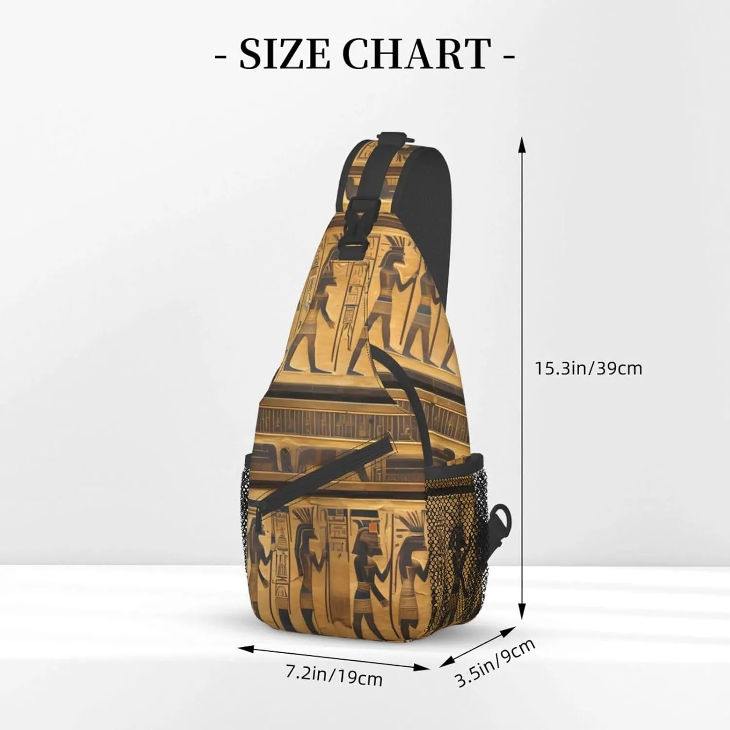 Fishing Lure Style Print Crossbody Sling Backpack For Women Men,Sling Bag Travel Hiking Chest Bag Daypack