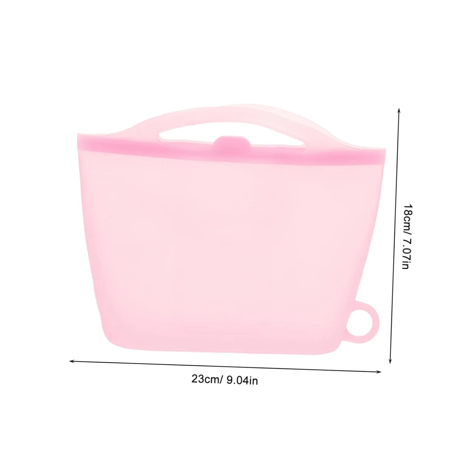 Food Container Fresh Keeping Large Capacity Silicone Bag Reusable Microwave Steam Bag for Fruits and Vegetables