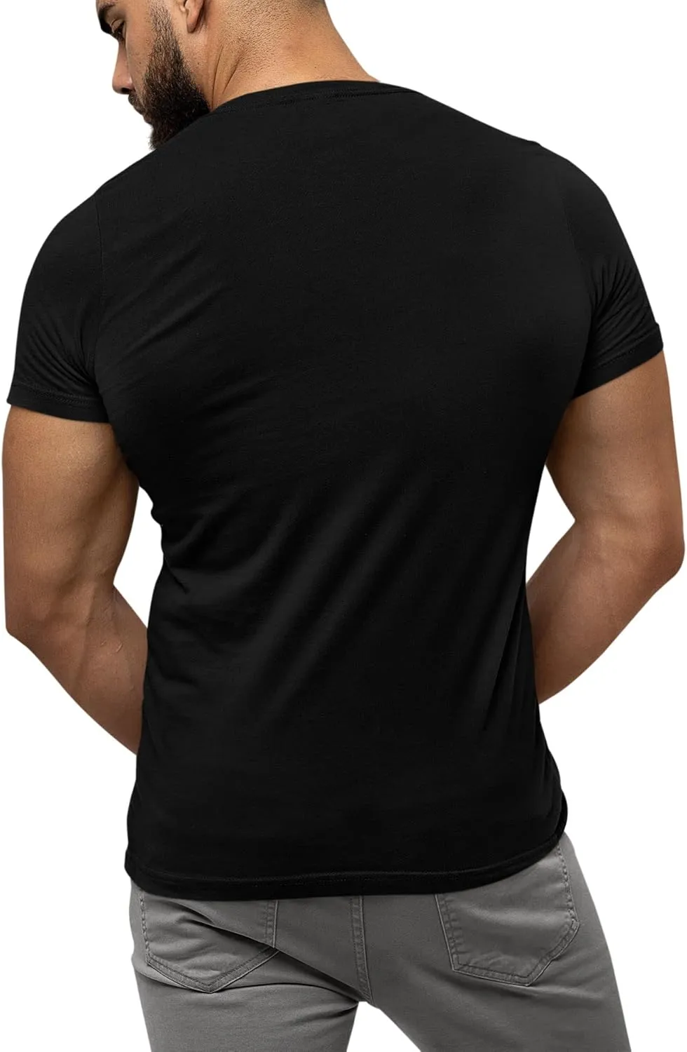 Ford Mustang T-Shirt by Detroit Rebels - Mens Vintage Classic car Tshirt Black Shirt