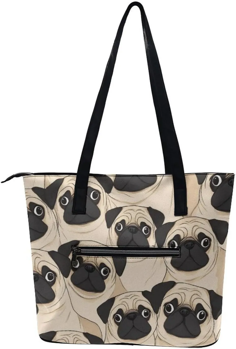 Funny Lightweight Tote Bag, Women's Large Capacity Handbag with Long Handle for Travel, Work, Shopping